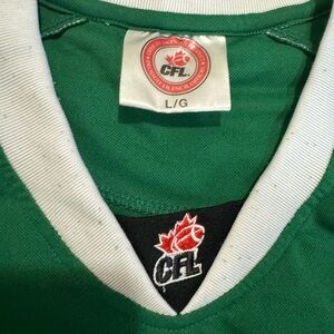 Unisex men’s Saskatchewan roughrider lightweight jersey style shirt size L